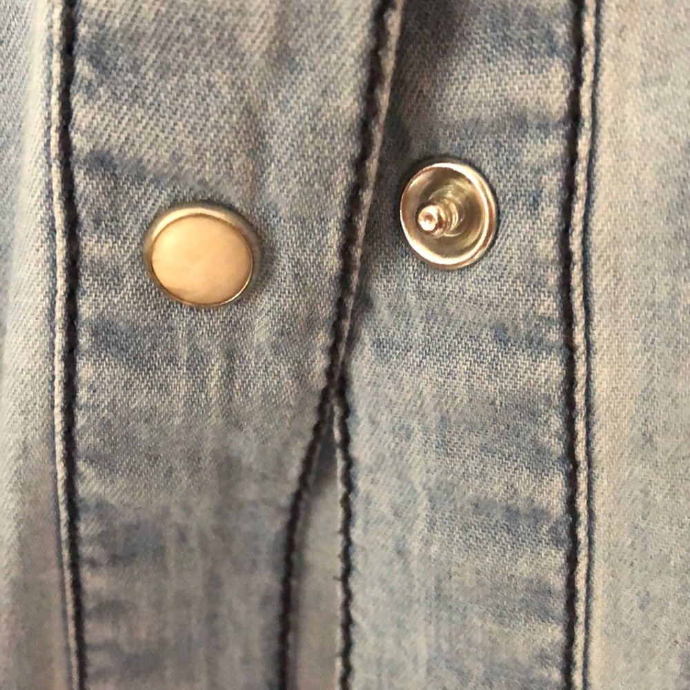 Button down denim tank - Picture 7 of 7